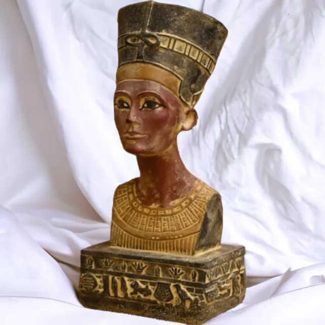 RARE ANCIENT EGYPTIAN ANTIQUE Statue Bust Of Queen Nefertiti Pharaonic Egyptian 2