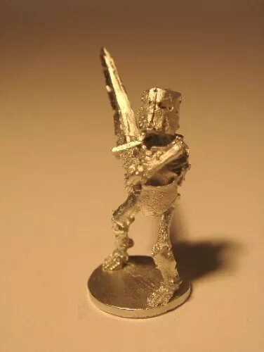 SKELETON KNIGHT w LARGE SWORD RAL PARTHA 28mm Fantasy RPG D&D Pathfinder 18015 R