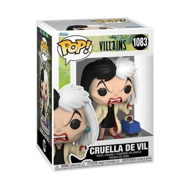 Figurine Funko Pop! Disney: 101 DALMATIENS CRUELLA DE VIL VILLAINS N°1083