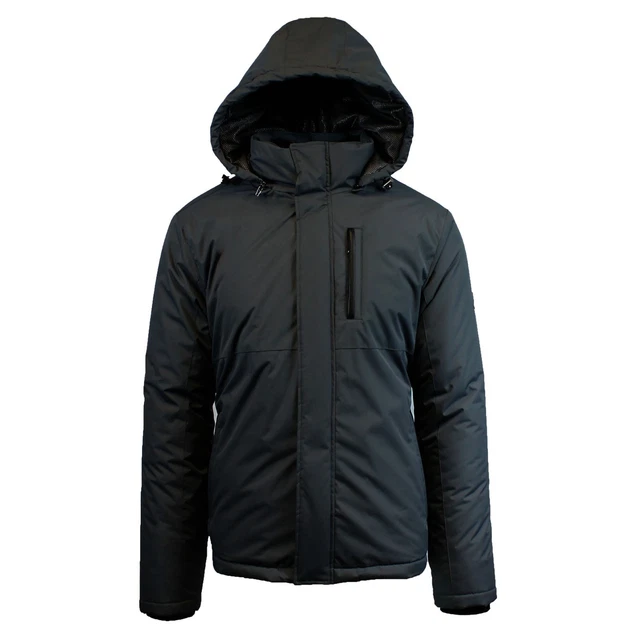 Mens Heavyweight Parka Jacket Coat With Detachable Hood Water Resistant Warm NWT