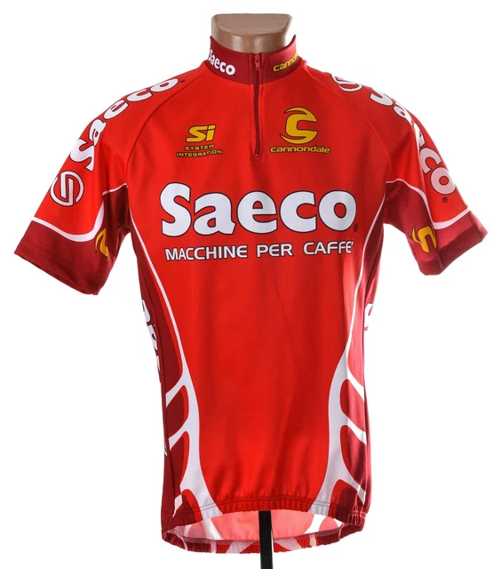 SAECO CANNONDALE Maillot Bicyclette Cyclisme (620) Taille L SAECO CANNONDALE Maillot Bicyclette Cyclisme (620) Taille L