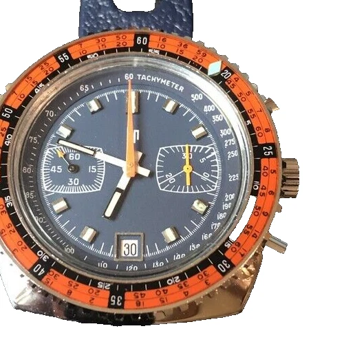 NEUF @ AIGUILLE JAUNE COMPTEUR MINUTE CHRONO LIP TALLON