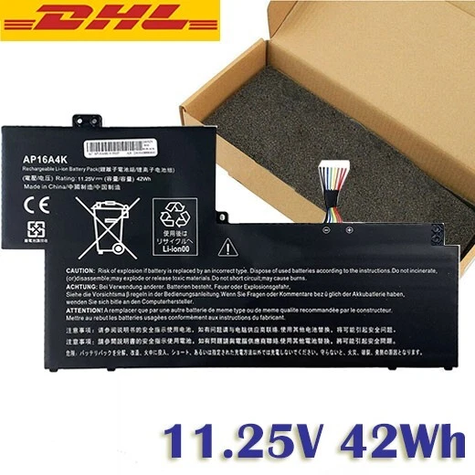 LUSONBAY AP16A4K - Batteria per laptop Acer Swift 1 SF113-31 Aspire One Cloudbook 11 AO1-132 AO1-132-C5MV AO1-132-C3T3 AO1-132-C0QL SF113-31-P5CK SF113-31-P14U SF13-313131313131314U