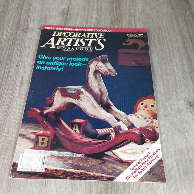 Libro de trabajo de artistas decorativos febrero 1989 da a tus proyectos un aspecto antiguo