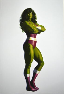 SHE-HULK Poster Alex Ross Art Marvel Fantastic 4 Four Avengers