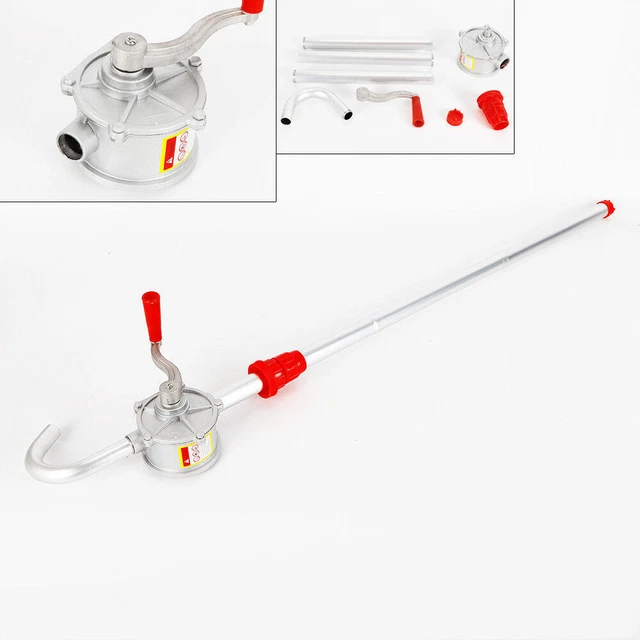 Manual 55 Gallon Transfer Pump Oil Gas Barrel Drum Pump  Dispenser 10GPM NEW