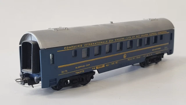 Voiture-lits CIWL N°4787 Modèle Réduit HO - Marque Lima, Avec Boîte D'origine, Occasion