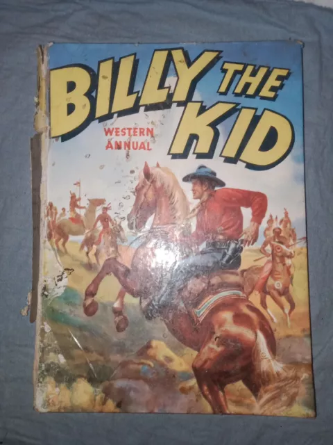 BILLY THE KID  Western ANNUAL - 1957  Hard Cover  94 pgs.  Comics & Text