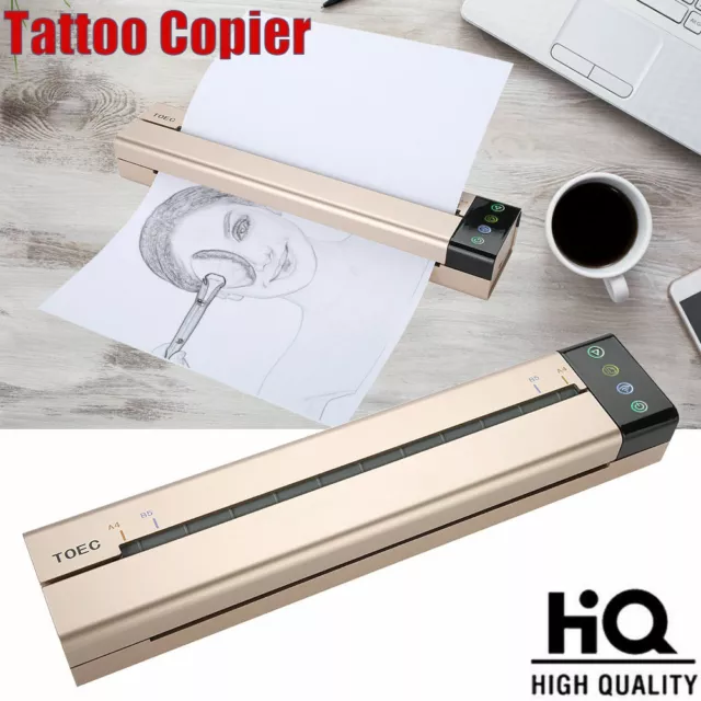 TOEC Tattoo Printer Thermal Stencil Paper Copier WIFI Android Iphone PC