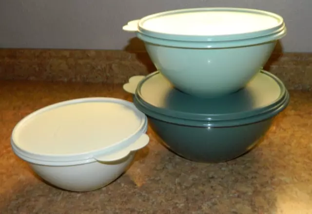 New Tupperware Wonderlier 6 Piece Bowl Set - Green