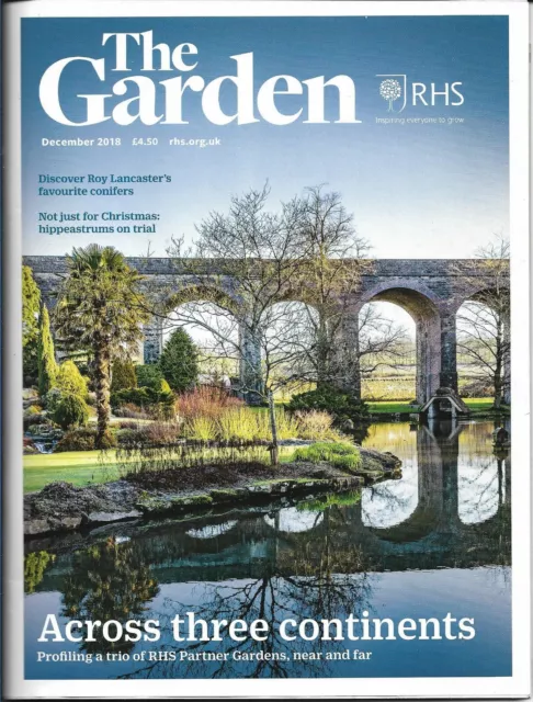 RHS THE GARDEN December 2018 Vol 143 Part 12 - gardening plants design