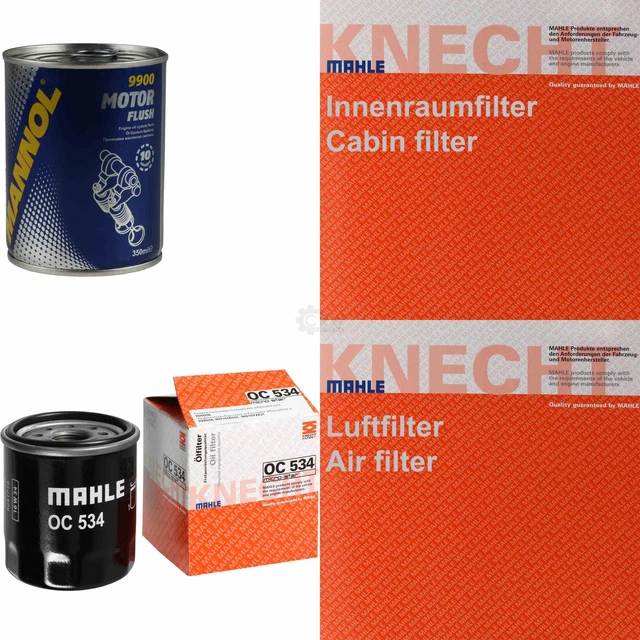 MAHLE / KNECHT Set D'Inspection Filtre SCT Lavage Moteur 11606005 EUR ...