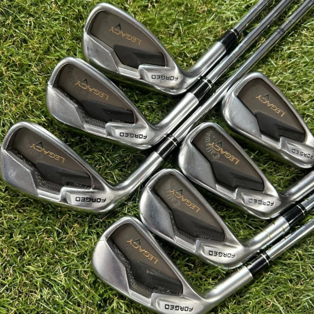 LH Callaway LEGACY FORGED Iron Set 4-9 Pw 7pc Gauche GS95 S200 Hommes Golf Acier