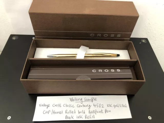 Vintage Cross Classic Century 4502 10K gold filled Ballpoint Pen with Box