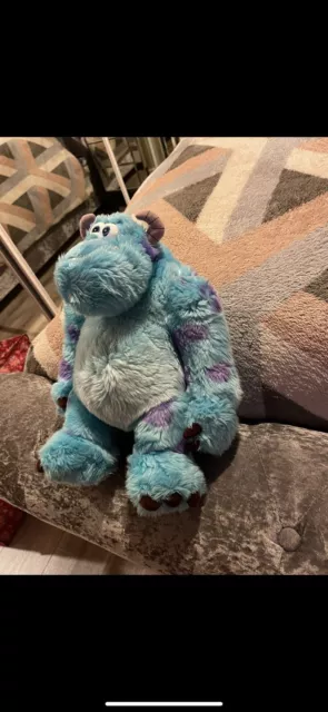 Disney Store Sulley Sully Plush Monsters Inc Soft Toy Teddy Plushie 15" Medium 3
