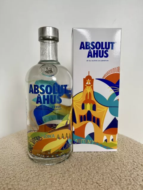 Absolut Vodka Ahus + Box Limited Edition 700ml Neu & Versiegelt