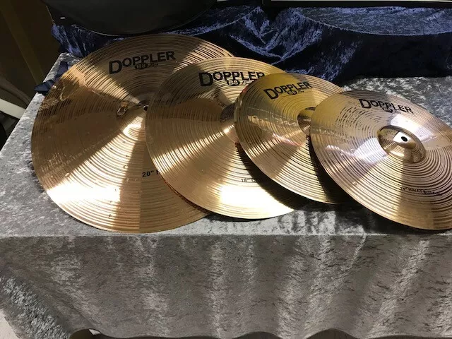 DOPPLER B8 Pro Set bestehend aus 20" Ride, 16" Crash und 14" HiHat NEU !