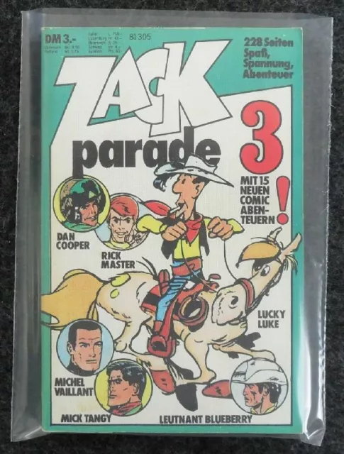 Zack Parade Nr. 3 - Koralle Verlag - Zustand 1-2