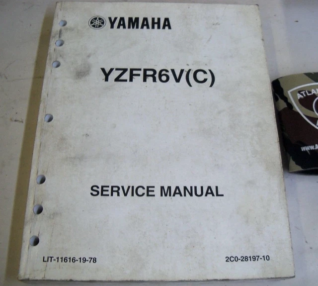 Yamaha Yzfr6V(C) Motorcycle Service Shop Repair Manual C.r. 2005