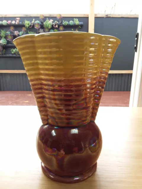 Art Deco lustre ware vase