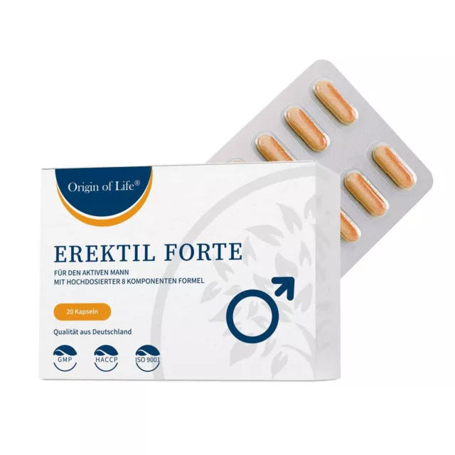 🔥 NEU EREKTIL FORTE 🔥 natürliches Potenzmittel FÜR ECHTE MÄNNER - Hochdosiert