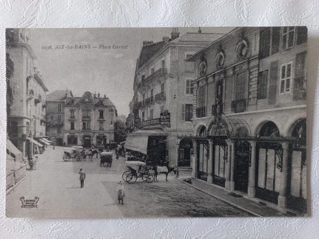 Carte Postale Ancienne CPA 11 – Alet-les-Bains – La Place