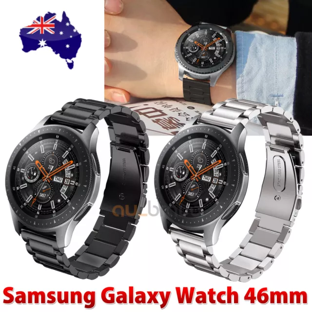 Samsung Galaxy Watch 46mm Stainless Steel Strap Watch Replacement Bracelet OZ