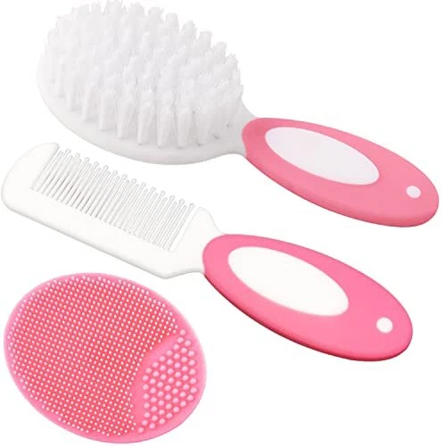 Baby Hair Brush, Cradle Cap Brush, Baby Hair Comb, Baby Hair Brush and Comb