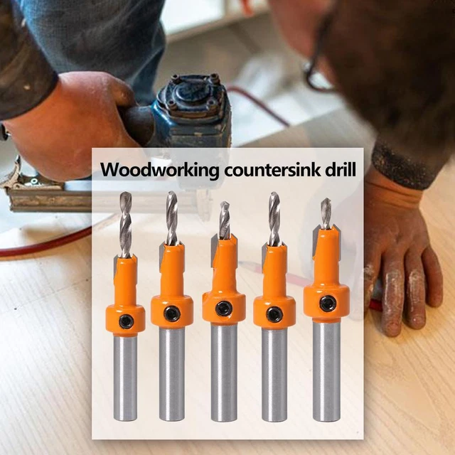 ADJUSTABLE COUNTERBORE COUNTERSINK Drills Bits Adjustable Counterbore