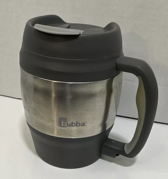 Big Bubba Classic Insulated Mug 52 Oz Polyurethane Travel Coffee Grey Keg Shape