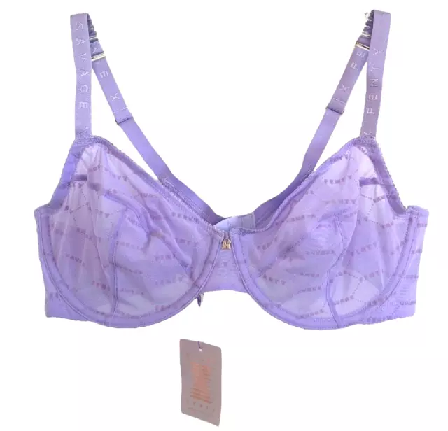 Savage X Fenty, Intimates & Sleepwear, Savage X Fenty By Rhianna Microfiber  Balconette Bra Lavender Purple Size 36ddd