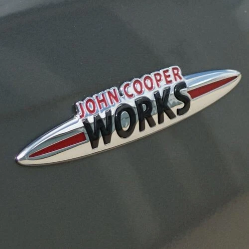 MINI JCW John Cooper Works Grille Emblem Badge – 135mm, For Clubman, Cooper S, One