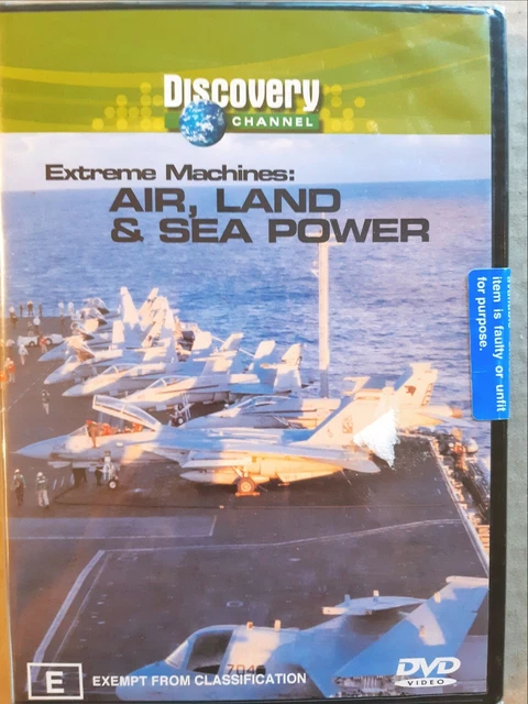 EXTREME MACHINES - Air, Land & Sea Power [ DVD ] Region 4, BRAND NEW ...