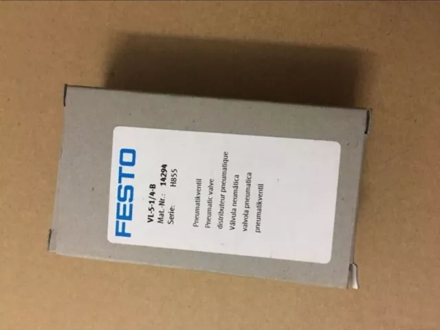 Festo VL-5-1/4-B 14294 Pneumatic Control Valve In Box -New , Free Ship  *TT 1PCS