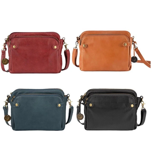 Crossbody Bags Women's Handbag Bag Three Layer Leather Crossbody Shoulder Bag