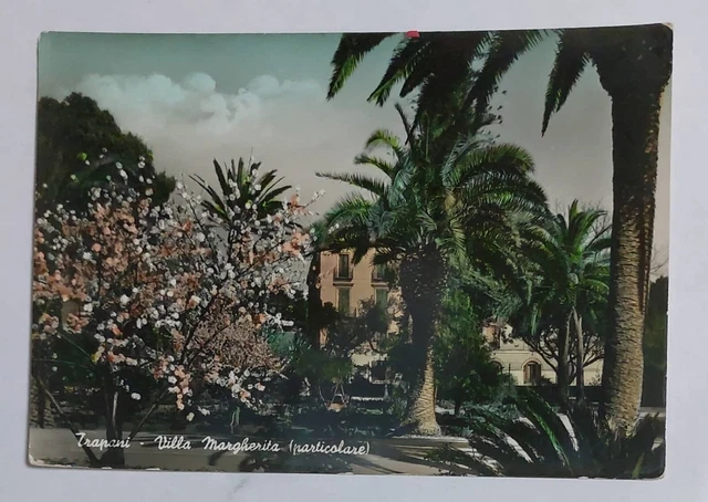TRAPANI  - Villa Margherita ( particolare) vg 1953 f.g. Bella