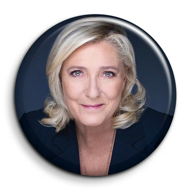 Marine Le Pen Magnet Personnalisé 56mm Photo Frigo