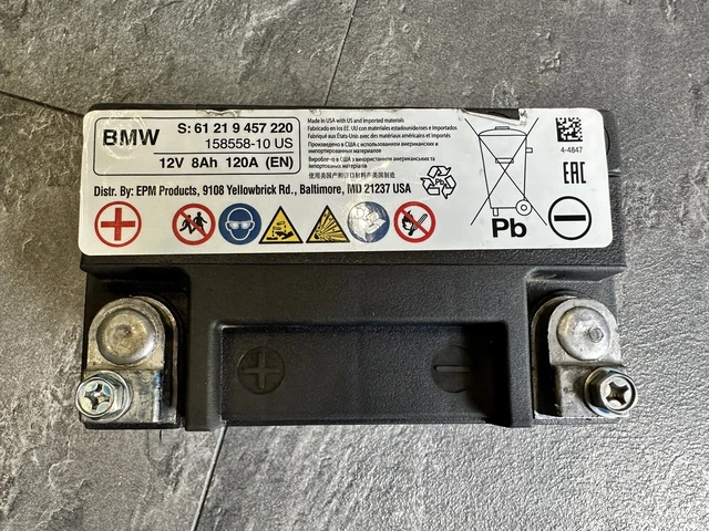BMW S1000RR 2023 Original Battery 61219457220 2019-2022 Gen 4 OEM ...