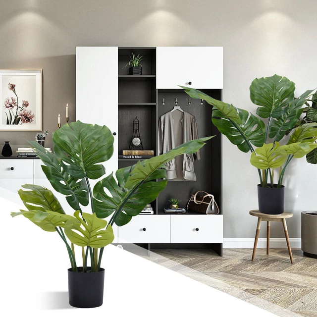 ARTIFICIAL PALM TREE 60cm Tropical Plants Fake Palm Tree Leaves Home