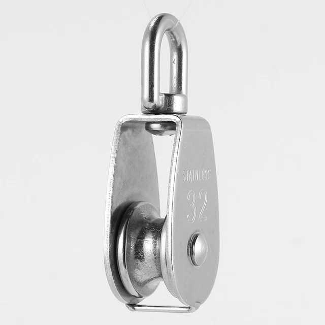 STAINLESS STEEL SHEAVES Pulleys Snatch Rigging Blocks Single M32 £12.35