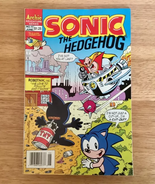 Sonic The Hedgehog #11 Early Issue Newstand Archie Adventure Series Comics 1994