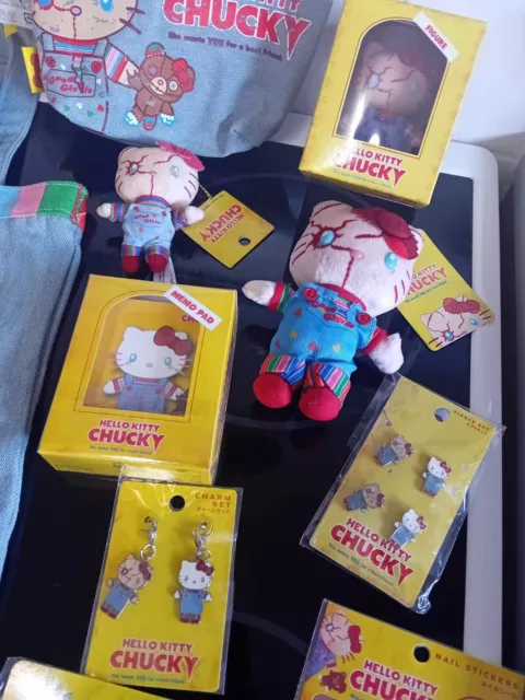 RARE COLLABORATION Hello Kitty X Chucky Doll Collection Lot LIMITED EDITION