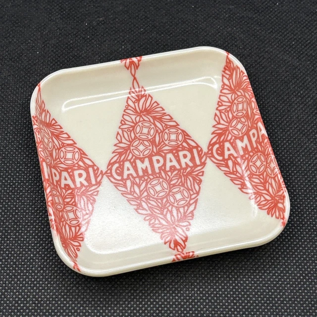 Posacenere Portacenere rendiresto pubblicitario CAMPARI MILANO KEAN  VINTAGE