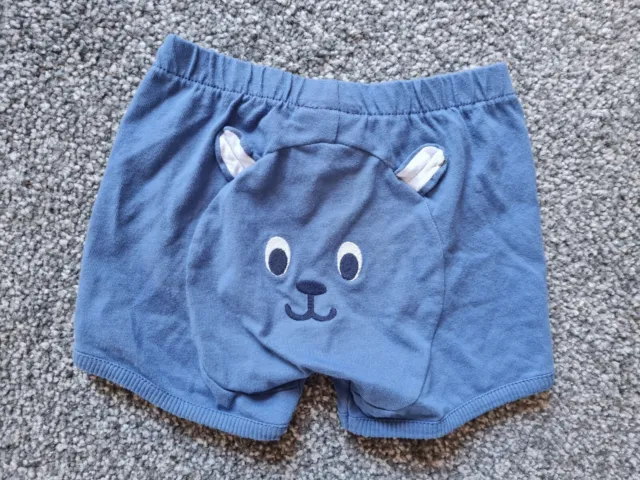 Baby Benetton Blue Rabbit Shorts. 74 9 -12 Months