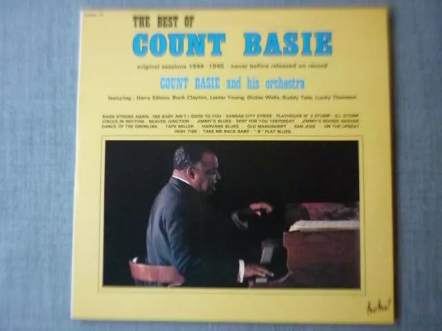 DOUBLE LP-The Best of Count Basie original Sessions 1944/5-Musidisc Album 147.