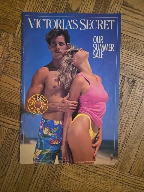 Vintage Victoria’s Secret Summer Sale 1986 Lingerie Catalog sexy cover