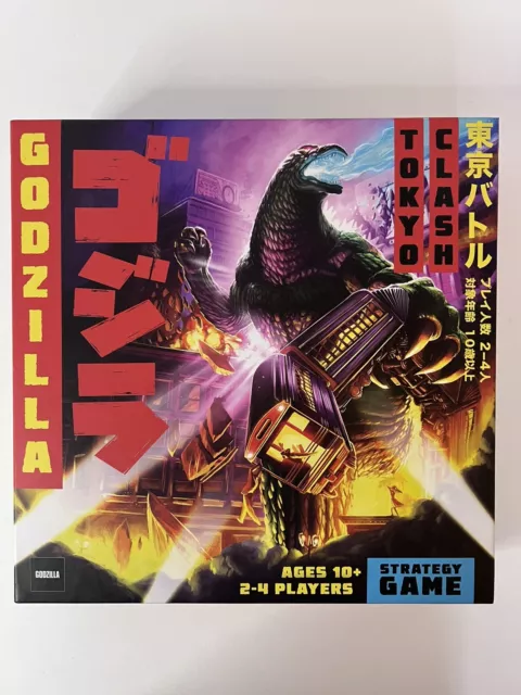 Godzilla Tokyo Clash Strategy Board Game Funko Brand Strategy Game Complete