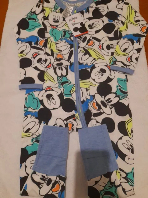 Bonds Disney  Wondersuit Mickey & Friends Size 2 BNWT 2016 Original PRINT