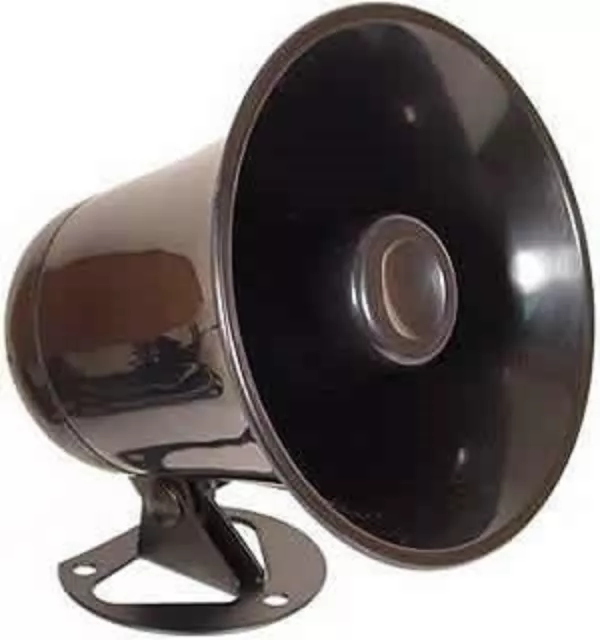 ABS Black Weather Proof😯PA Speaker😯CB Radio, Outdoor, Marine, Game Call 15w