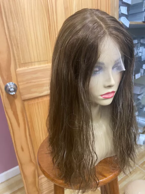 Malky Wig Sheitel European Multidirectional Lace Top 17" Brown with Highlights Malky Wig Sheitel European Multidirectional Lace Top 17" Brown with Highlights